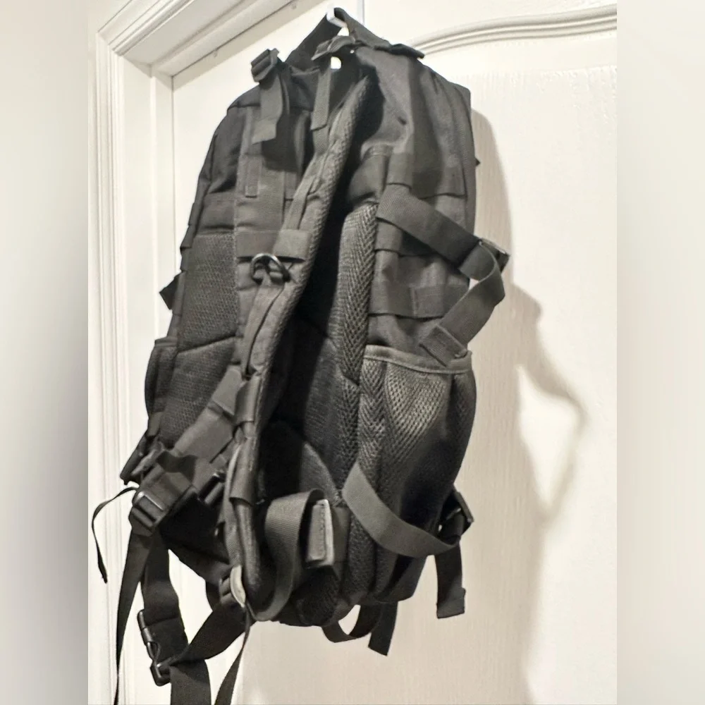 Black Tactical Military Grade Backpack